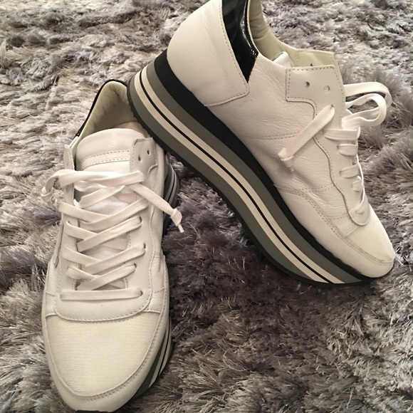 philippe model platform sneakers